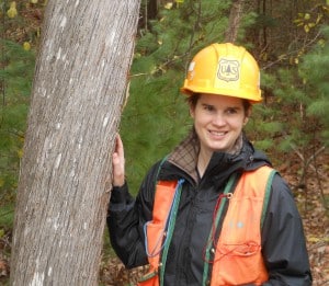 Laura Kenefic is a research forester for the Northern Research Station. ©Liam Kenefic