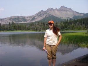 Jennifer participated in a back-country pack trip to survey amphibians in the wilderness of Mount Jefferson, OR during an internship with the Oregon Department of Fish and Wildlife.