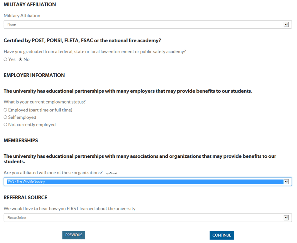 APU Application Screenshot