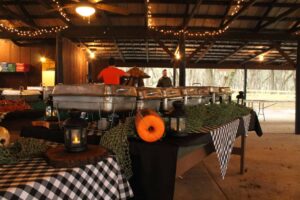 Attendees enjoy desserts including chocolate chip cookies, bread budding, and the popular cricket brownies. ©Allan Gonzalez 