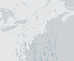 Southeast trajectory